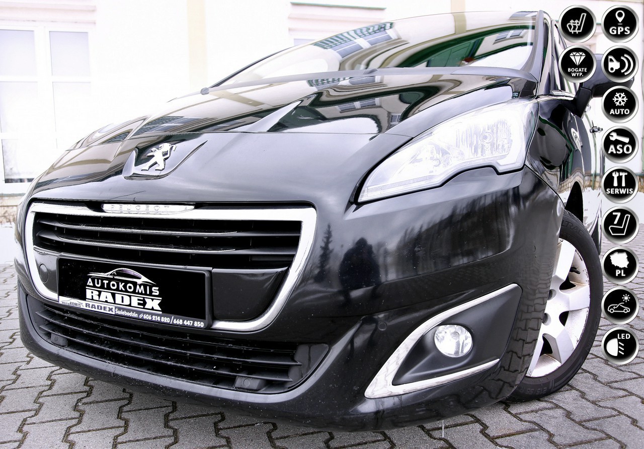 Peugeot 5008 I SalonPL/Navi/Panorama/7os/Klimatronic/Parktronic/ 6 Biegów/GWARANCJA