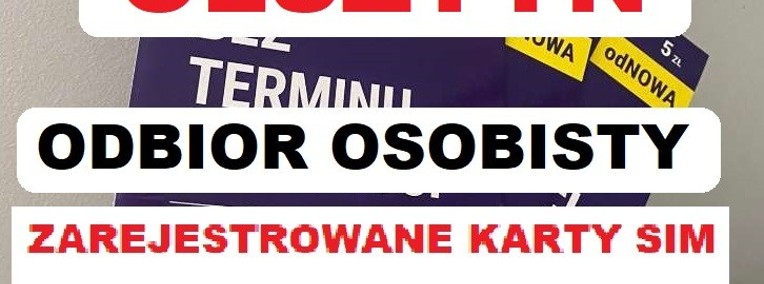 Zarejestrowana karta SIM Olsztyn odbior Anonimowe karty polskie karty SIM eSIM-1