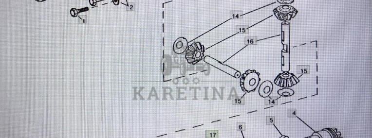 John Deere R83149/obudowa dyferencjału/John Deere 4555/4755/4955-1