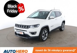 Jeep Compass II 4x4, automat, skóra, bi-xenon, czujniki parkowania, klima auto