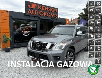 Nissan Armada 8mio osobowy, Podgrzewane fotele, Kamera cofania, LED, LPG, Szyber