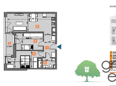 3 POKOJE| 63M2 | BALKON | 0% PROWIZJI | BRAK PCC-1