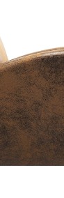 vidaXL Fotel, brązowy, sztuczna skóra zamszowa248618-4