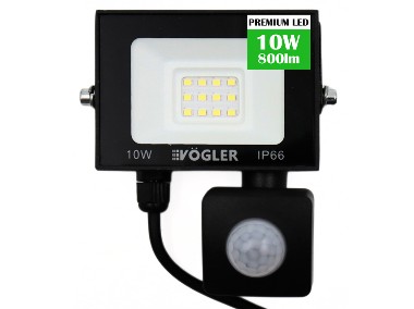 Naświetlacz Halogen z czujnikiem ruchu LED Lampa Reflektor 10W Vogler-1