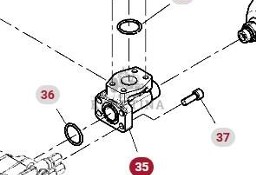 Fendt 930 933 936 942 GEN 7 Kołnierz Sprężający CZĘŚCI H218PP3005020