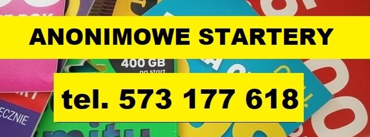 Działające ZAREJESTROWANE KARTY SIM starter do komorki prepaid aktywne anonimowe-1