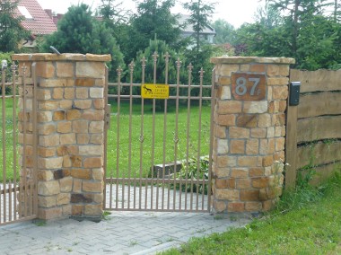 Cegła z kamienia naturalnego na ogrodzenie mury ściany z piaskowca polskiego-1