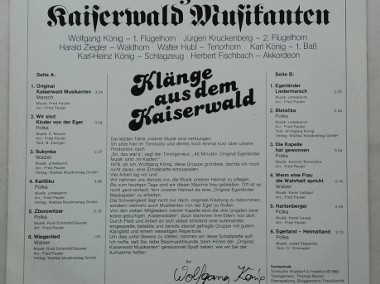 Kapela ludowa z Kaiserwald gra polki i walce, winyl 1978 r-2