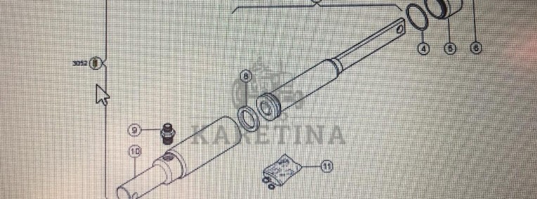 CLAAS 00 040 654 2/Claas-siłownik hydrauliczny/Claas Jaguar 880-830 900-830 810-1