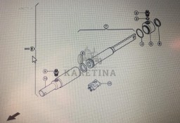 CLAAS 00 040 654 2/Claas-siłownik hydrauliczny/Claas Jaguar 880-830 900-830 810