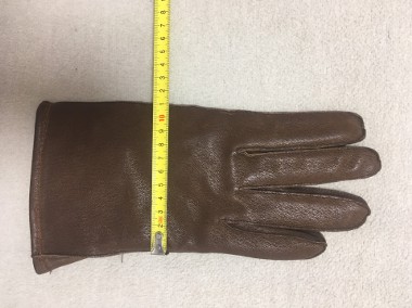 PRL rękawiczki męskie skórzane brązowe nowe-1