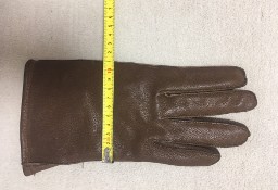 PRL rękawiczki męskie skórzane brązowe nowe