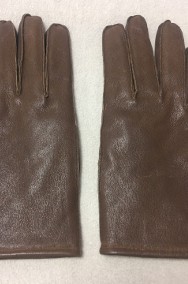 PRL rękawiczki męskie skórzane brązowe nowe-2