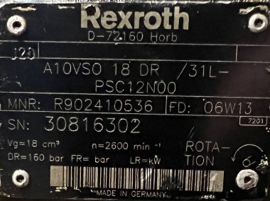 Rexroth A10VSO 18 DR /31L-PSC12N00 (R902410536) pompa hydrauliczna-1