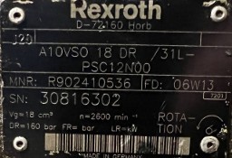 Rexroth A10VSO 18 DR /31L-PSC12N00 (R902410536) pompa hydrauliczna