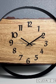 Zegar drewniany na ścianę | 100% personalizacja | różne średnice | CUDA Z DREWNA-2
