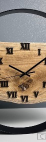 Zegar drewniany na ścianę | 100% personalizacja | różne średnice | CUDA Z DREWNA-3