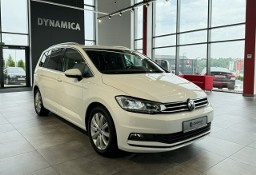 Volkswagen Touran III Highline 1.8TSI 180KM DSG 2017 r., salon PL, 7 os., f-a VAT, Webasto