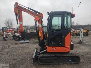 Minikoparka Hitachi ZX 26 U 5-A hydrauliczne szybkozłącze 2017r 2600mtg obrót w obrysie maszyny-1