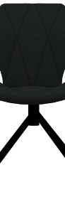 vidaXL Krzesła stołowe, 2 szt., czarne, sztuczna skóra282552-3
