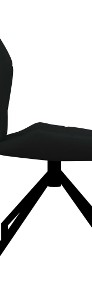 vidaXL Krzesła stołowe, 2 szt., czarne, sztuczna skóra282552-4