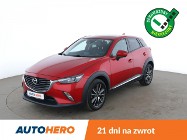 Mazda CX-3 navi, skóra, klima auto, czujniki i kamera cofania, grzane fotele