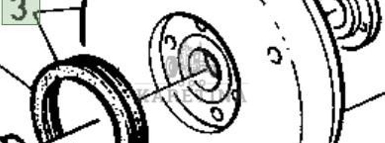 John Deere POWERQUAD 6820 6920 6920S Tłumik Skrętny CZĘŚCI AL81266-1