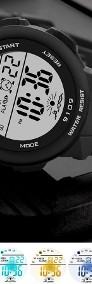 Zegarek damski męski elektroniczny Synoke sportowy cyfrowy LED alarm stoper-3