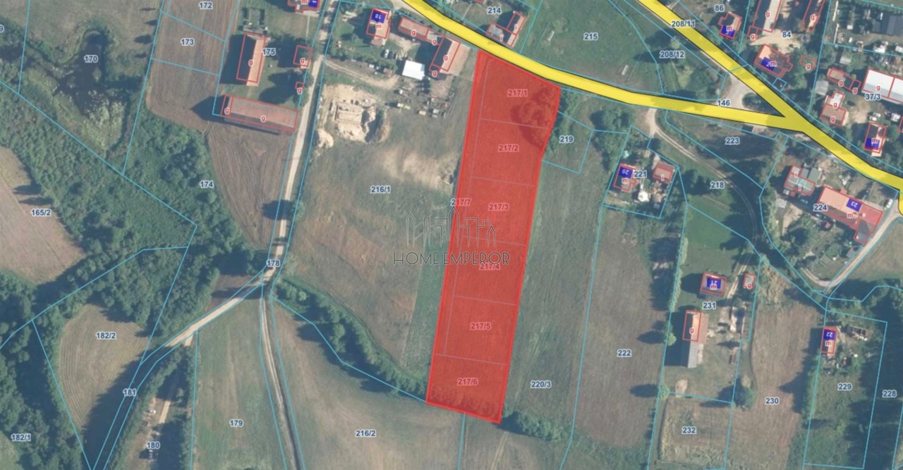 Działka na sprzedaż, 1211 m², Barczewo Radosty - Widok 3