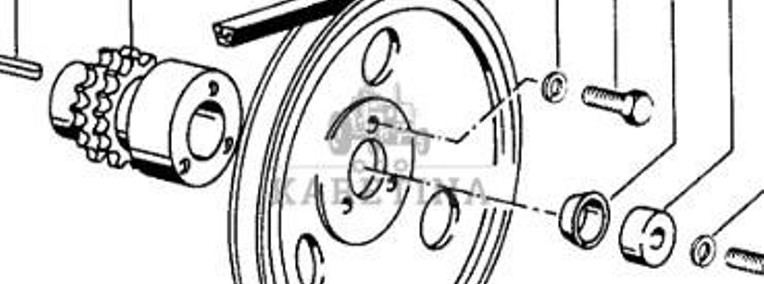 Claas Dominator 96 Koło Pasowe Napędu Bębna 0006031343 00 0603 134 3-1