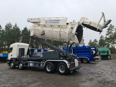 Scania R500 V8 Ładowarka próżniowa ssąco-nadmuchowa Naaktgeboren Vacu Koparka ssąca Vacu-press 8000 HEB Hi-Lift wuko Saugbagger-1