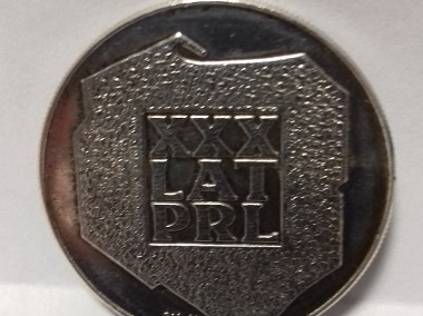 Moneta srebrna 200 zł - XXX-lecie PRL, do sprzedania-1