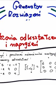 "Płaski stan odkształcenia, Niezmienniki" - Zestaw 5 rozwiązań. -2