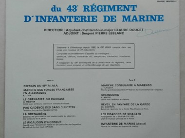 Francuskie marsze wojskowe, płyta winylowa Francja ok.1980 r.-2