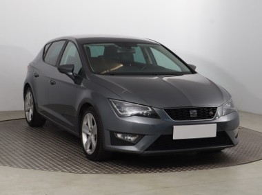SEAT Leon III , Salon Polska, Skóra, Klimatronic, Tempomat, Parktronic-1
