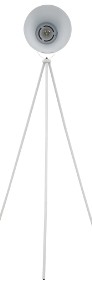 vidaXL Lampa podłogowa na trójnogu, metalowa, biała, E27 51025-3