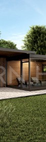 Sauna Fińska, domek ogrodowy z tarasem- Modern Houses -3