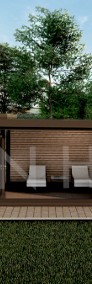 Sauna Fińska, domek ogrodowy z tarasem- Modern Houses -4
