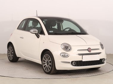 Fiat 500 , Salon Polska, Serwis ASO, Skóra, Klima, Tempomat,-1