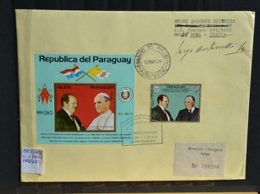 Papież Paweł VI. Pompidou. Kobylański. Koperta  RRR-1