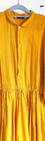Żółta sukienka vintage Marithe et Francois Girbaud 11342 M 38 retro lata 70 1970-4