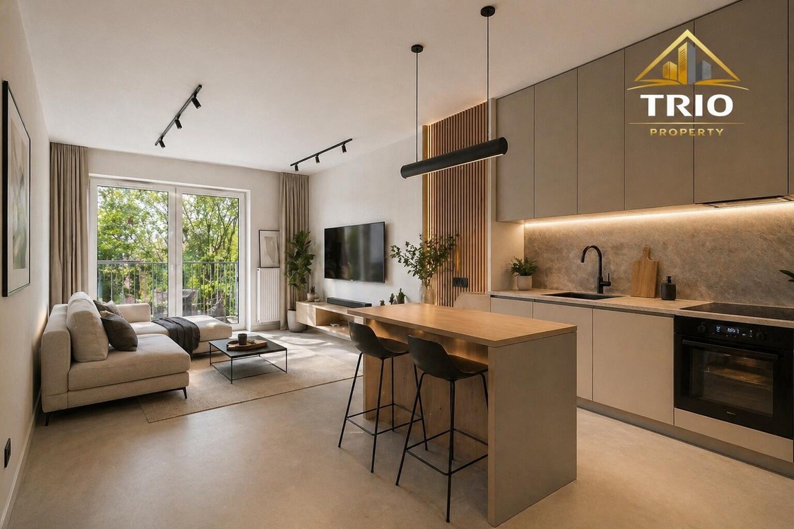 38,23 m² mieszkanie na parterze z tarasem i ogródkiem - rynek pierwotny – pohled 2