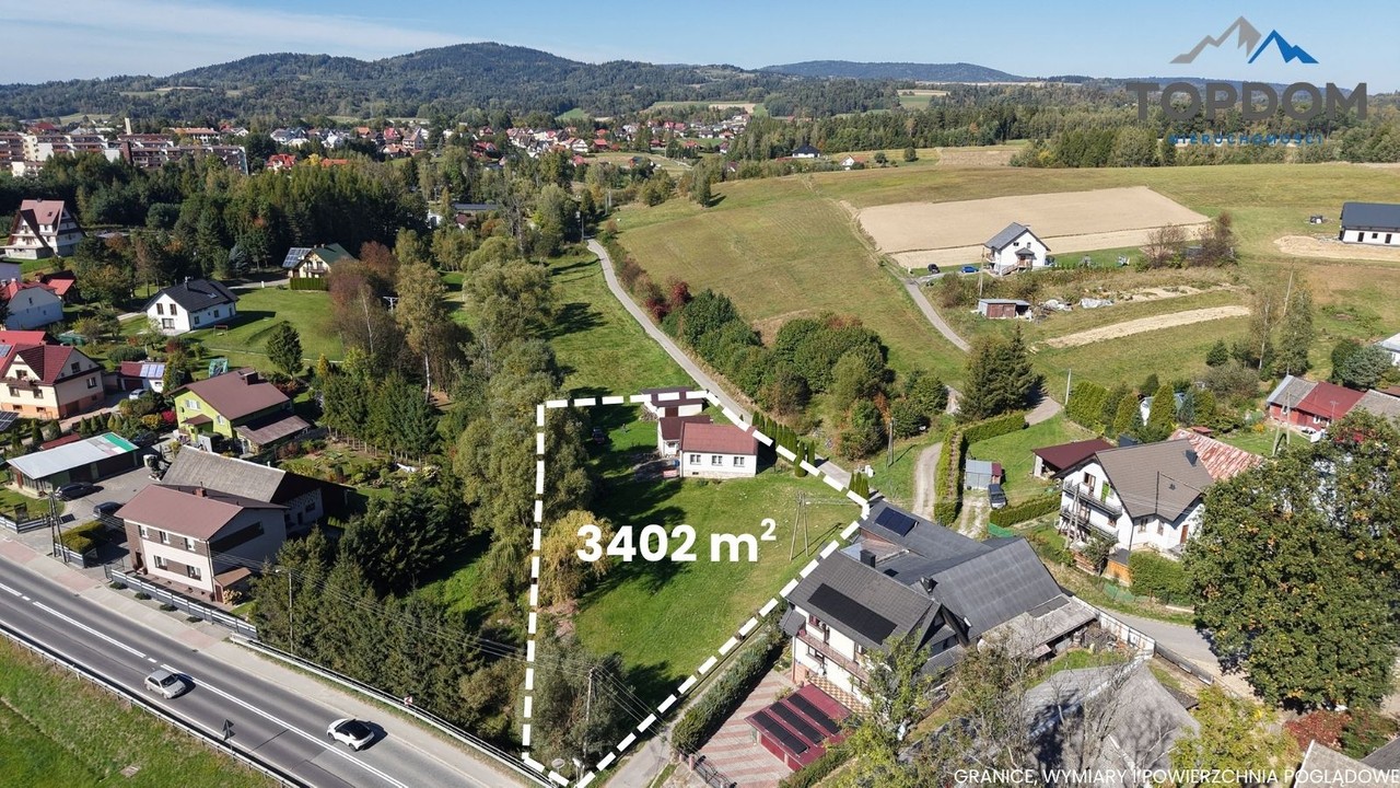 Dom na sprzedaż, 3 pokoje, 80 m², Jordanów