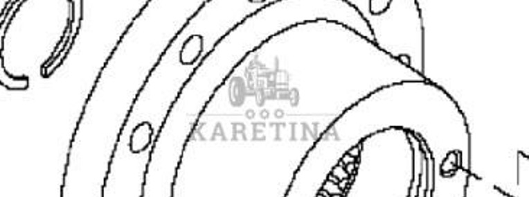John Deere 8120 8220 8320 Piasta Wału Wyjściowego R163990-1