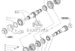 New Holland T6010 T6090 T6070 Wał pośredni 5195015