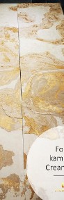 Złoty fornir kamienny na ścianę CREAM GOLD 122x61-3