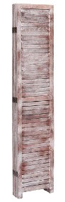 vidaXL Parawan 5-panelowy, brązowy, 175 x 165 cm, drewniany284213-4