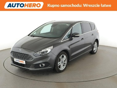 Ford S-MAX automat full LED półskóra navi klima auto grzane fotele kamera i czu-1