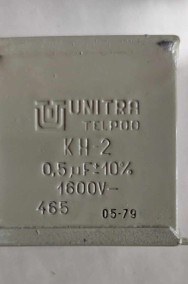 Kondensator hermentyczny KH 2b 0,5uF 1600V  Unitra Telpod  Kraków    -2
