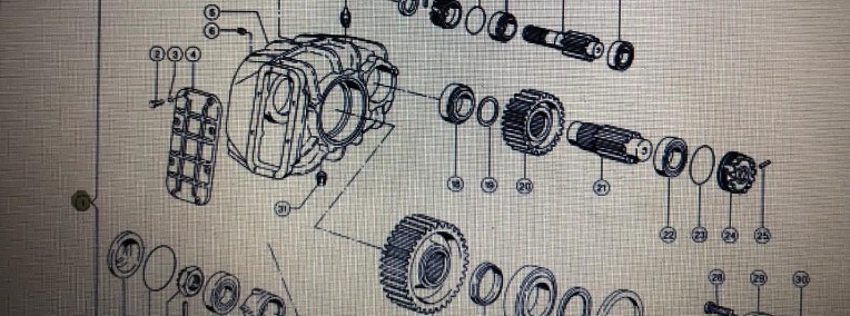 Przekładnia osi(zwolnica) Claas Mega 370-340 Nr katalogowy 000 669 830 2-1